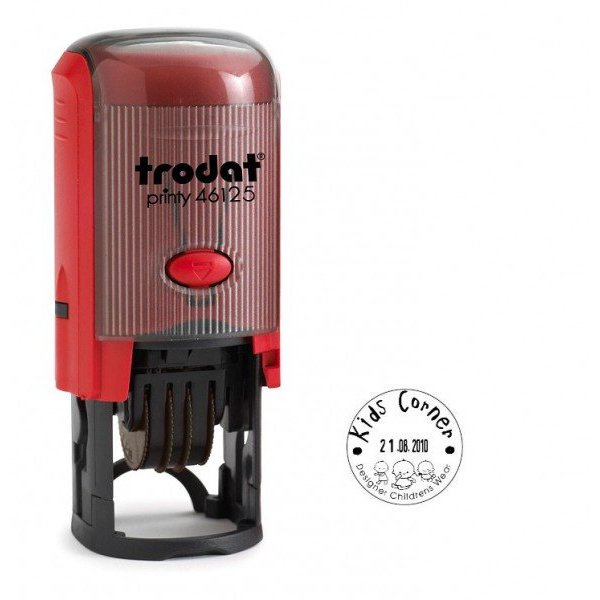 

TRODAT 46125 DATER PRINTY/STEMPEL BULAT TANGGAL CUSTOM