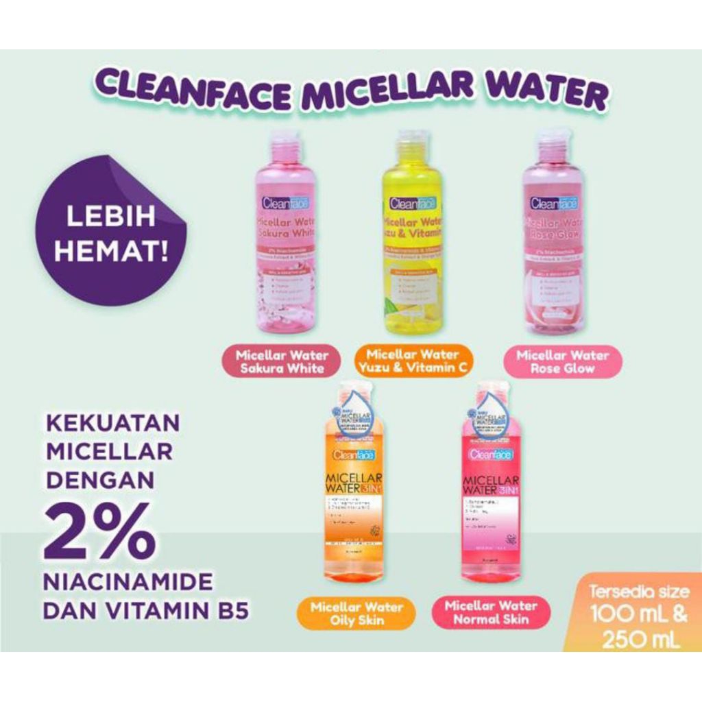 Purbasari Cleanface Micellar Water 250ml