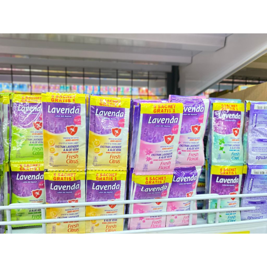 Lavenda Lotion Anti Nyamuk (1renceng / 14pcs)