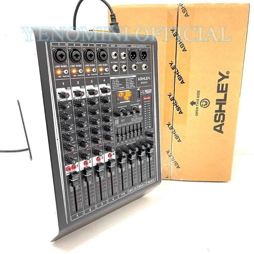 Power Mixer Ashley M4260+ Original Ashley M4260 +  M 4260+ Bagus ( Bisa COD )