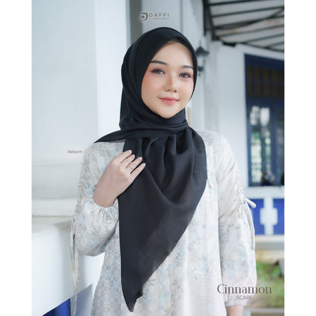 Cinnamon Scarf Hijab Segiempat Daffi Hijab