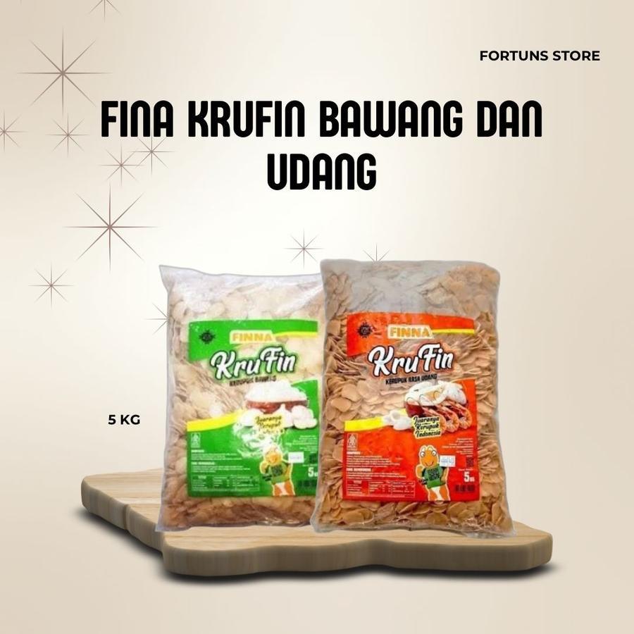 

KRUFIN Kerupuk Udang & Bawang Mentah 5 Kg