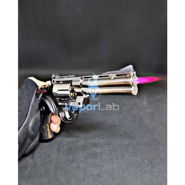 mancis korek api model pistol revolver python sarung besar toy gun lighter