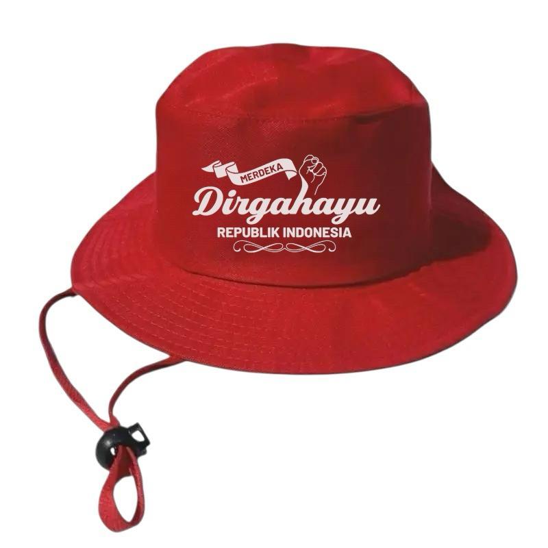 Topi rimba dewasa Tema Kemerdekaan Indonesia Cocok untuk Agustusan Topi Kemerdekaan Indonesia Topi