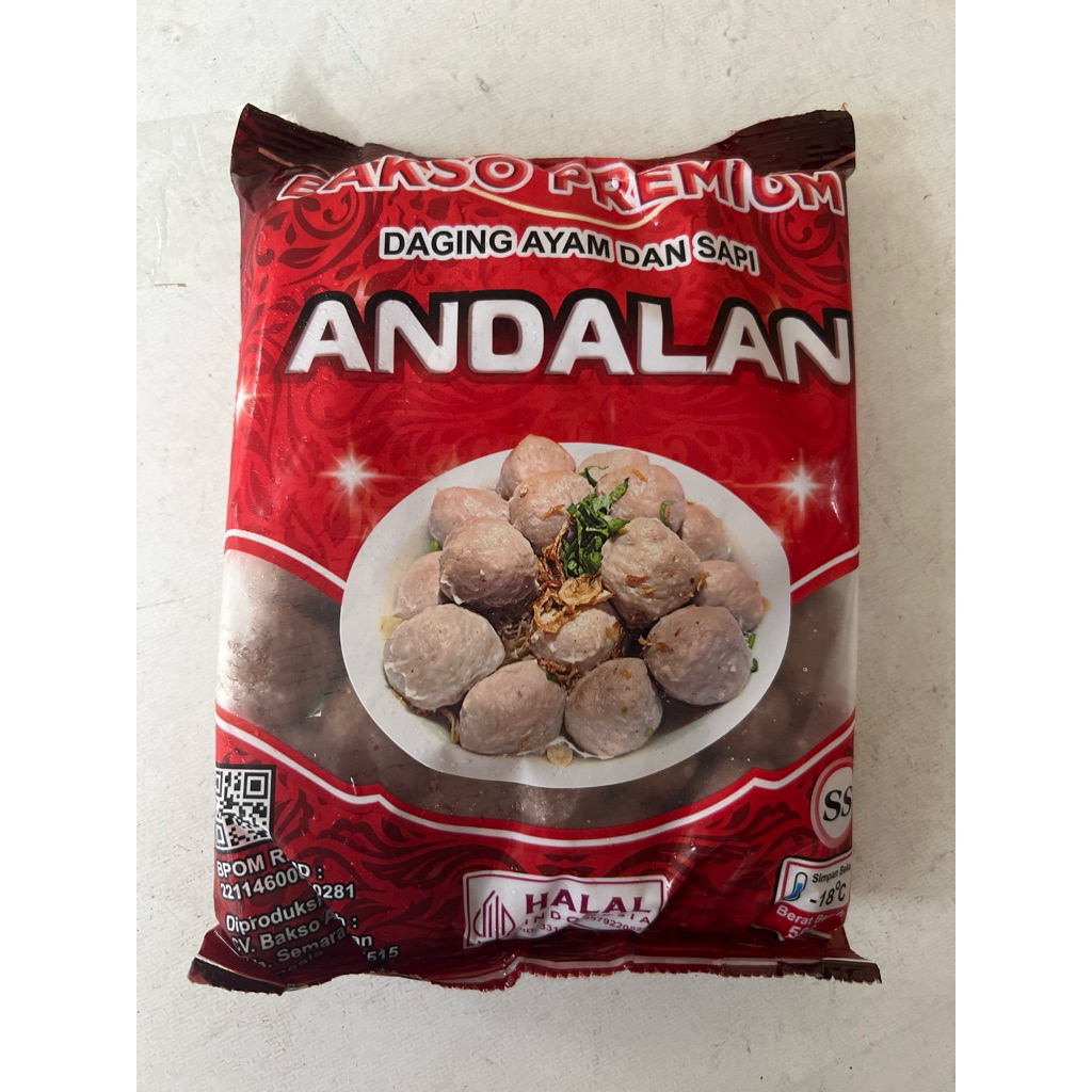 

Bakso Andalan 500g isi 50 an
