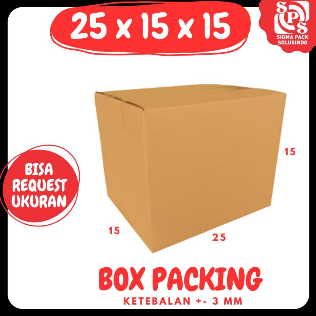 

Box 25x15x15 Kardus A1 Packing Botol Ikan Dus Kotak Kemasan Obat Mainan Souvenir Jamu Zigma Pack