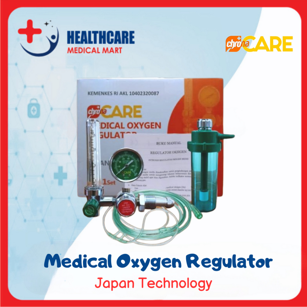 Regulator oksigen Tabung Oxigen Medis CHRONA CARE