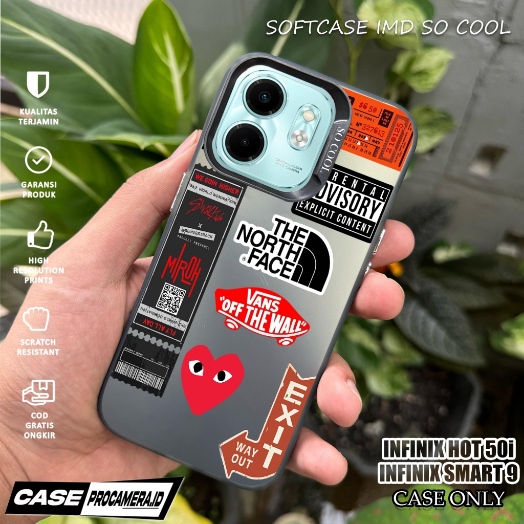 Case IMD For INFINIX SMART 9 / HOT 50i - casing For Case IMD INFINIX SMART 9 / HOT 50i - ( Retro )Ca