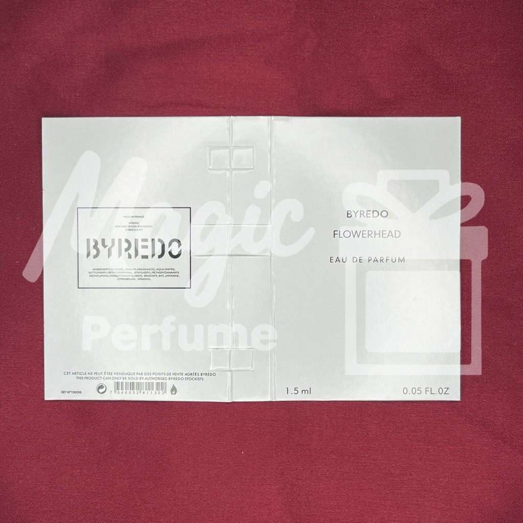 Byredo Flowerhead, 2014 Tester Parfum 1.5ml Wewangian Parfum Botol/Sampel Parfum/Vial Parfum Origina