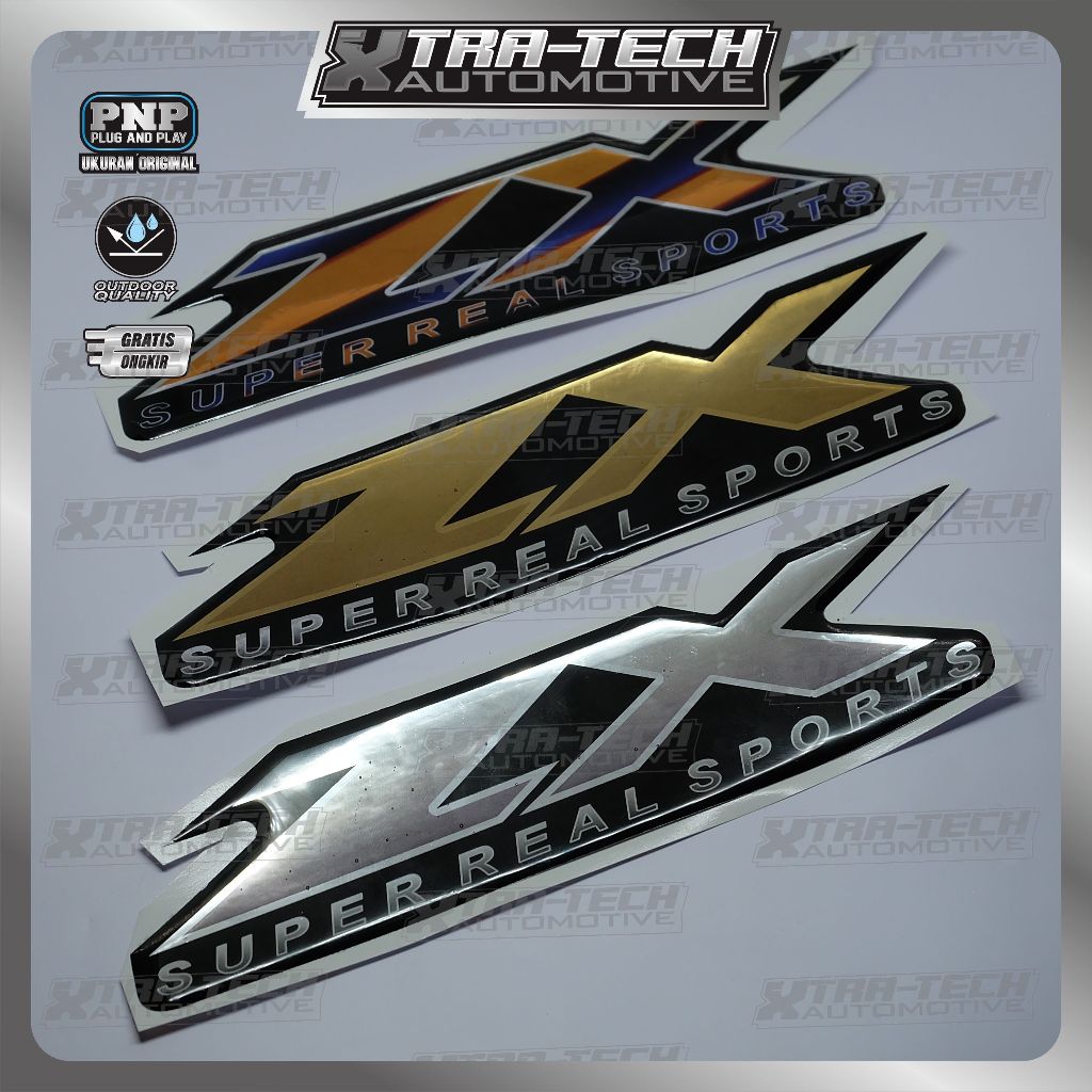 emblem timbul zx ninja 150 / emblem zx kawasaki ninja 150 / stiker zx ninja