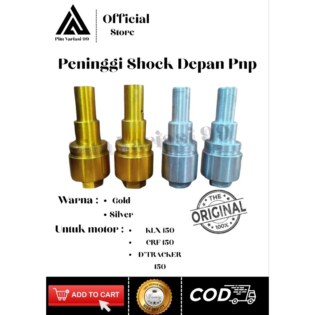Peninggi USD DTracker 150 | KLX 150 BF dan SE Peninggi Shock Depan Dtracker150 KLX150