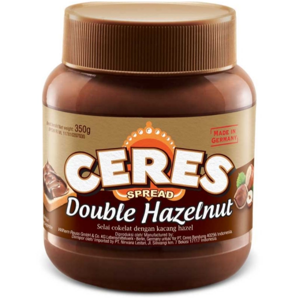 

Ceres Spread Selai Choco Hazelnut Double 350 g