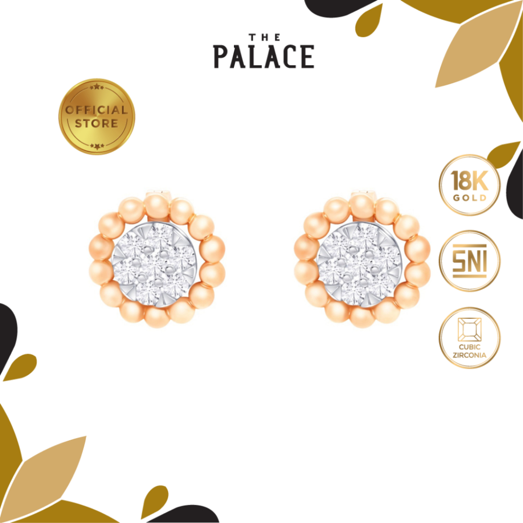 Hala Gold Golden Petal Earring / Anting