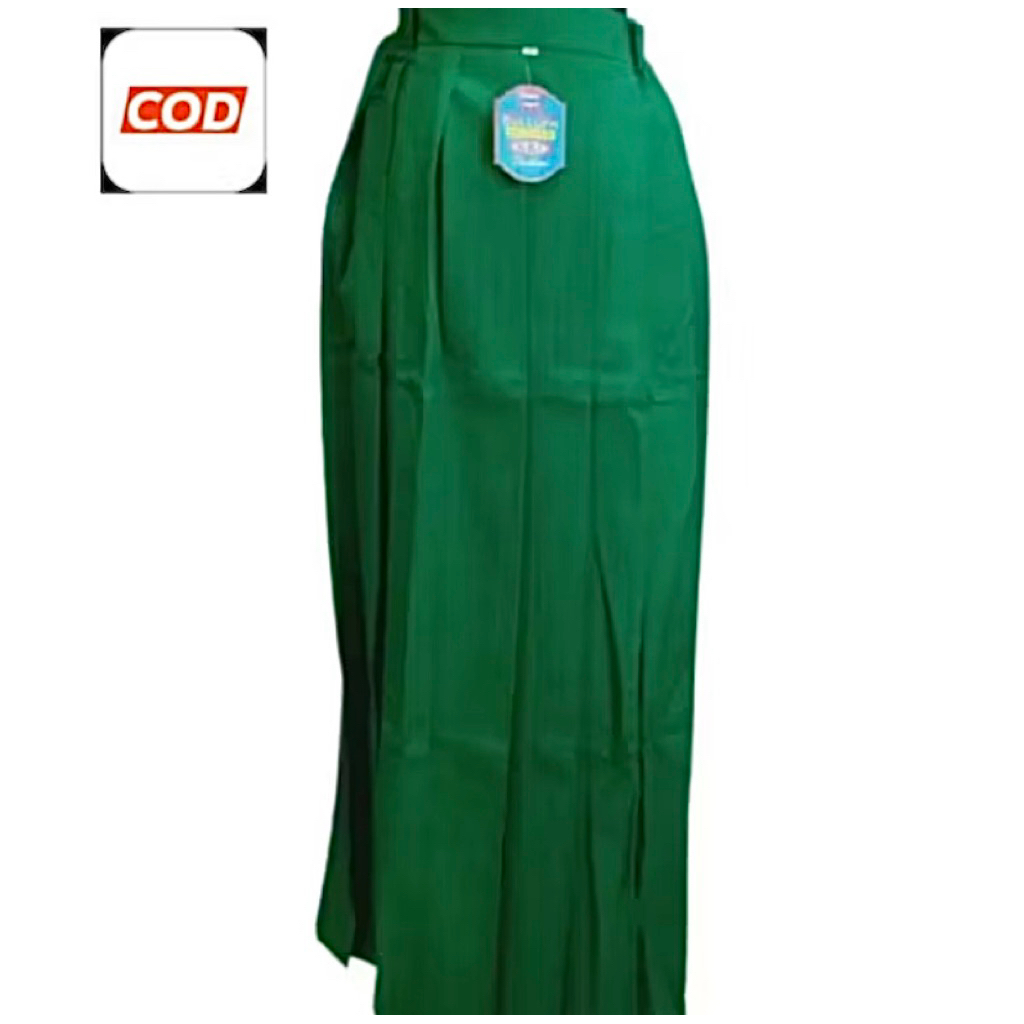 SERAGAM SEKOLAH ROK PANJANG HIJAU SMP / SMA / MI DRILL