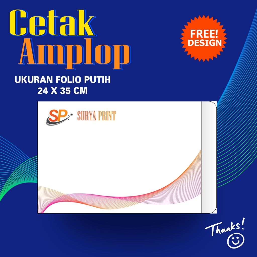 

CETAK AMPLOP F4 / FOLIO PUTIH SEAL (PEREKAT) MURAH