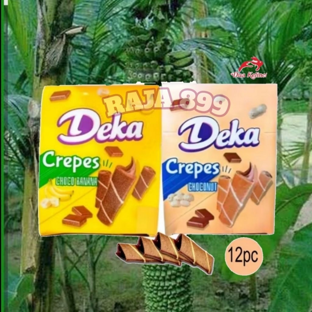 

DEKA CREPES WAFER CHOCONUT | CHOCOBANANA BOX ISI 12 PCS