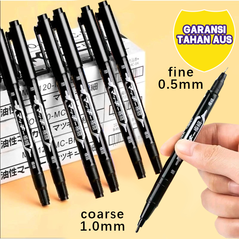 

Spidol Double Marker / spidol permanen/Spidol 2 Sisi / Spidol Marker/ Spidol Alat Tulis