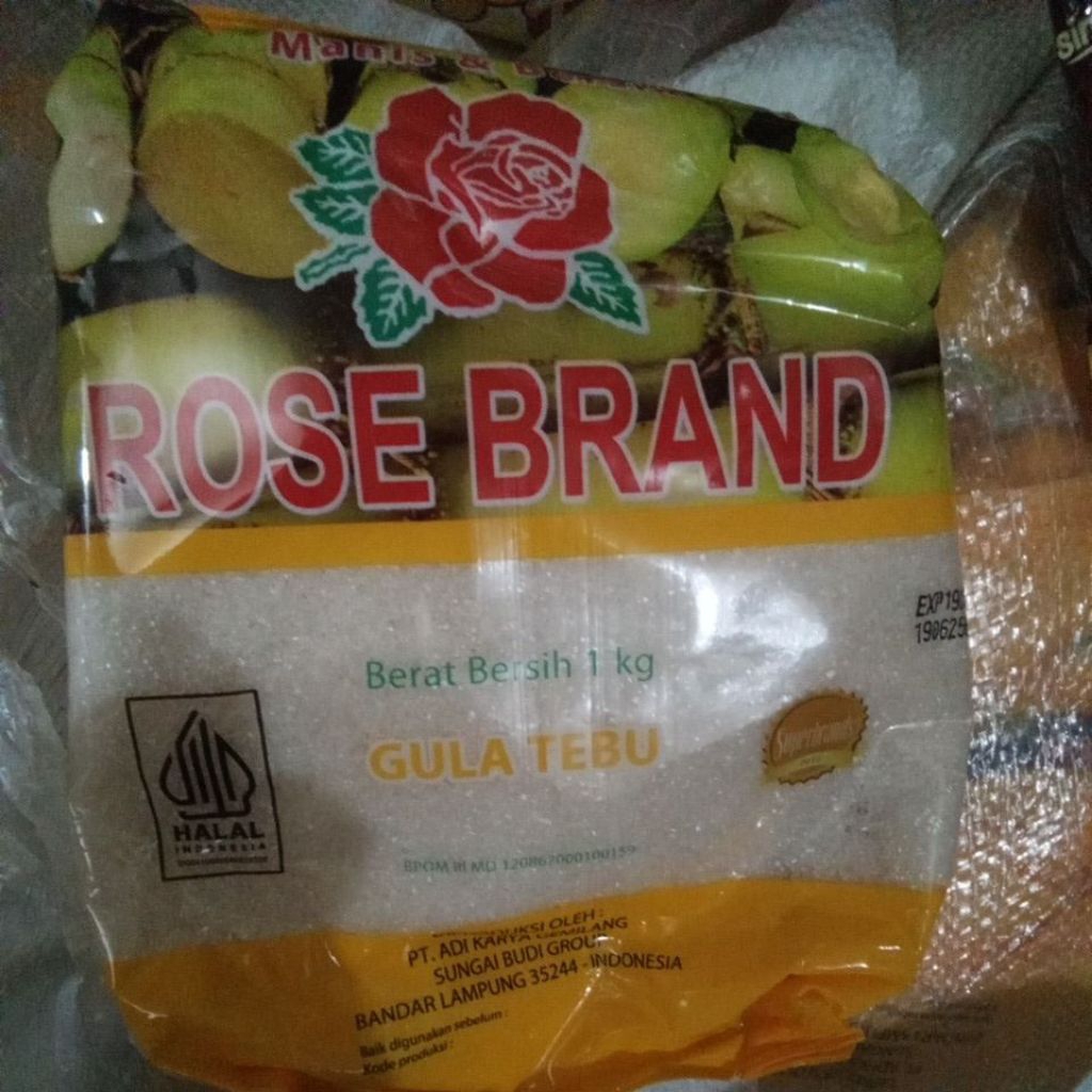 

gula rose brand kuning 1kg