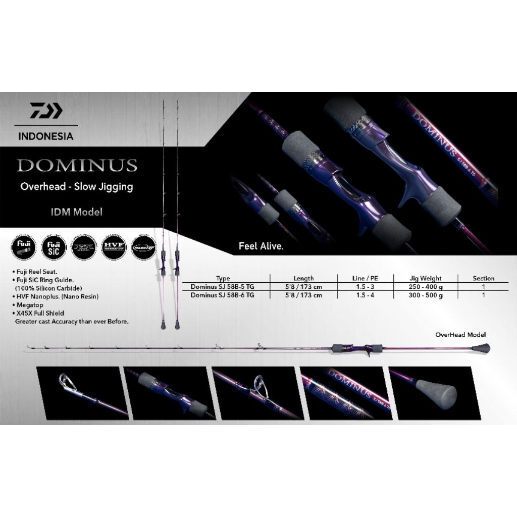 Rod Daiwa Dominus 2025 Slow Jigging
