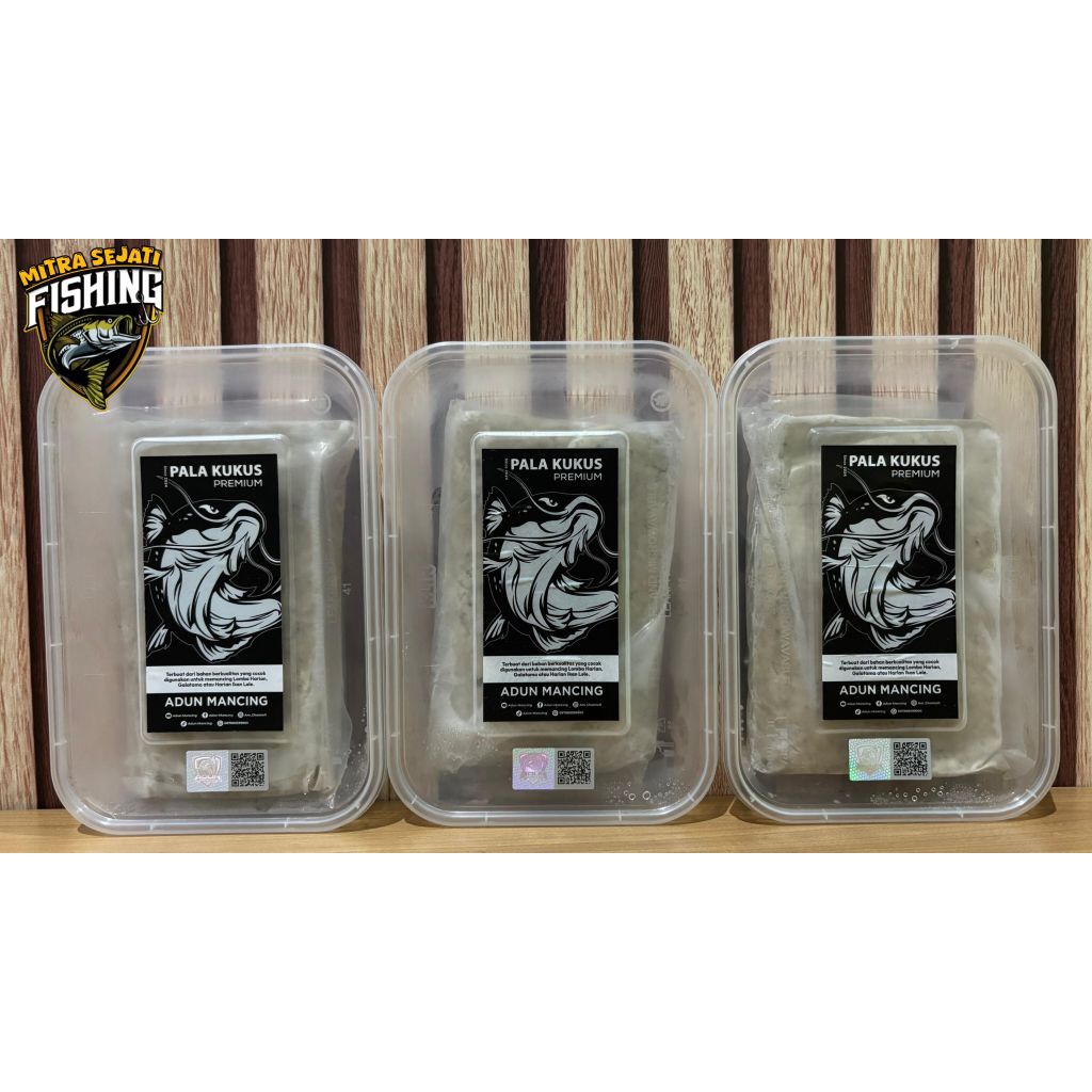 Umpan Lele Siap Pakai Pala Kukus Premium Adun Mancing 250gr