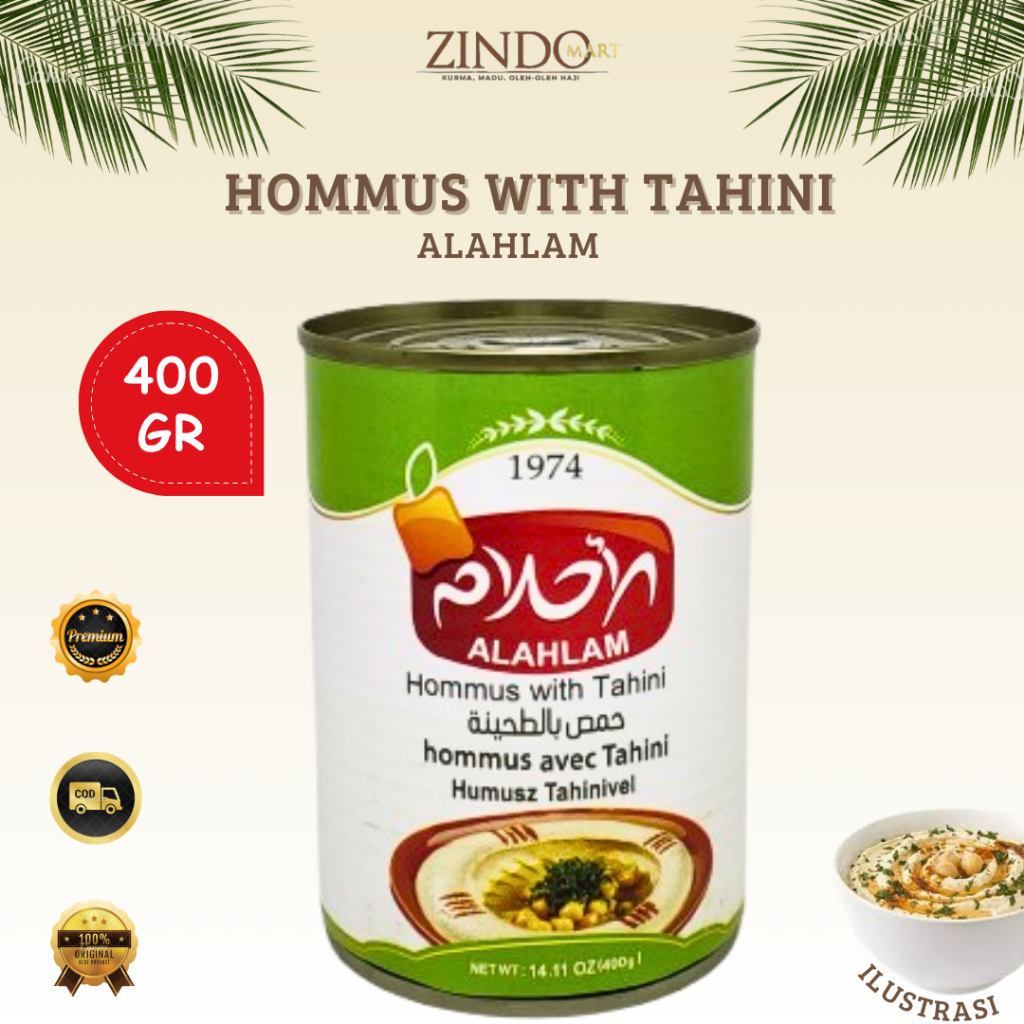 

ALAHLAM HOMMUS WITH TAHINI 400GR