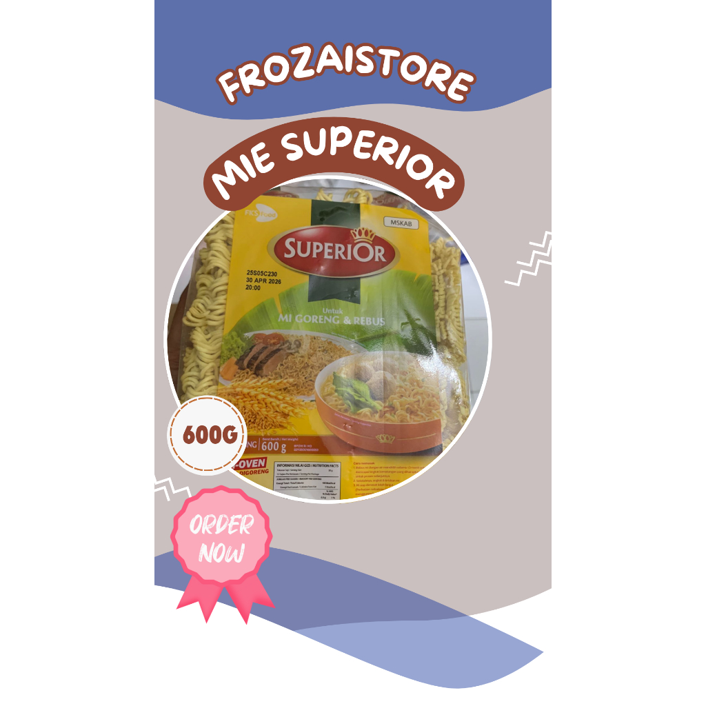 

Mie Superior 600g