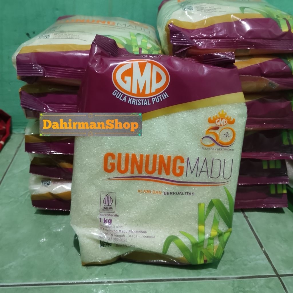 

GULA pasir GMP Gunung Madu 1kg