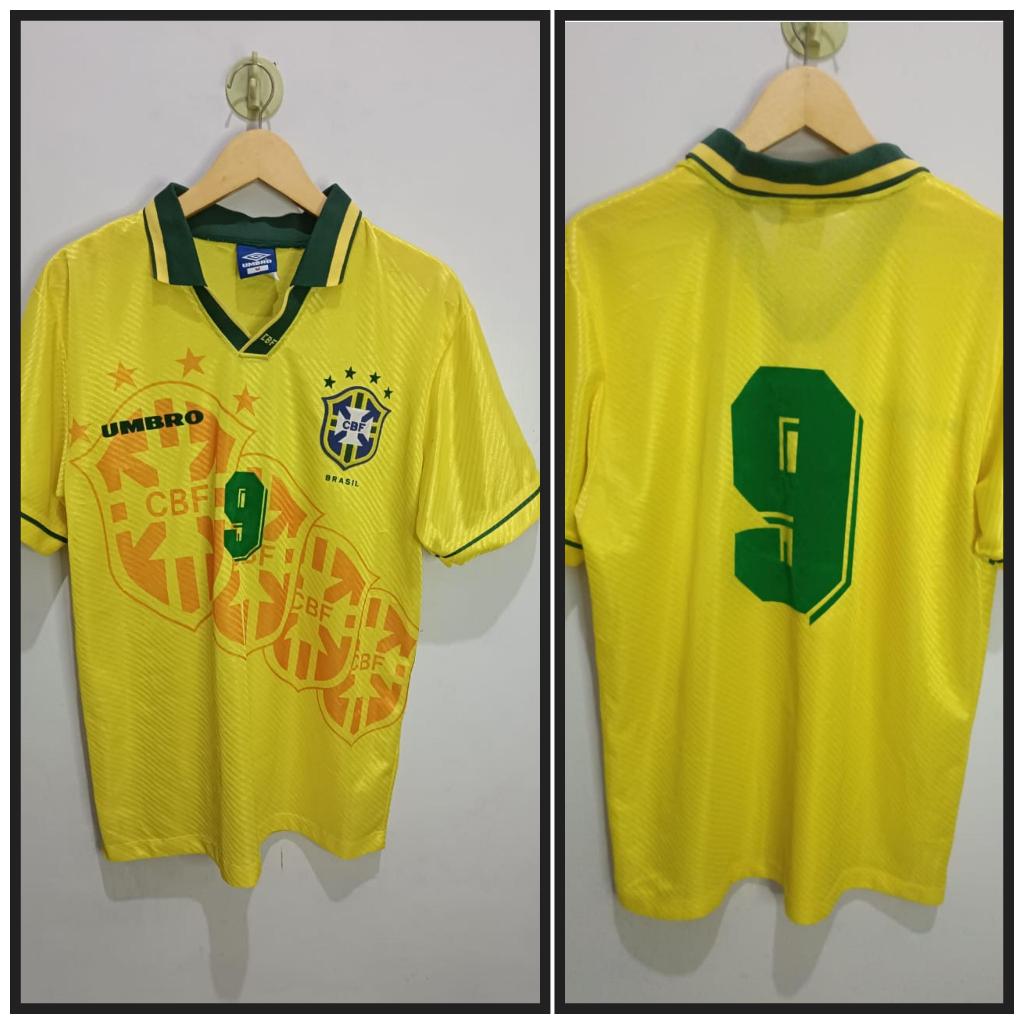 Jersey original timnas Brazil 1994 home