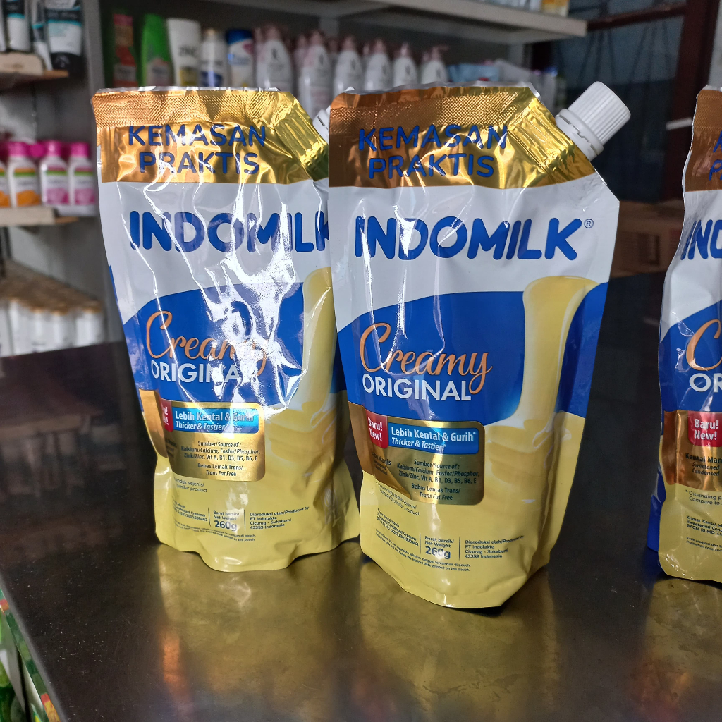 

INDOMILK SUSU KENTAL MANIS CREAMY ORIGINAL 260G(TWIN PACK ISI 2)