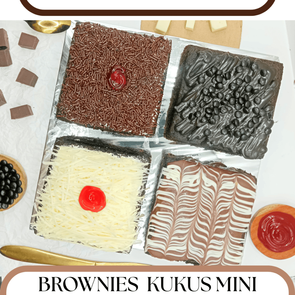 

Brownies Kukus | Brownis Coklat | Steamed Brownies | Coklat Keju Meses | 10x10 TERMURAH