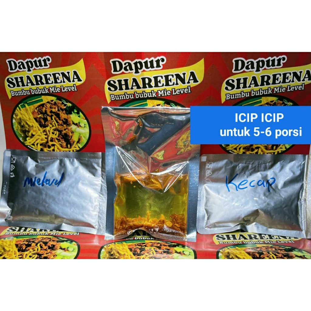

PAKET ICIP ICIP BUMBU BUBUK MIE LEVEL MANIS, kualitas premium