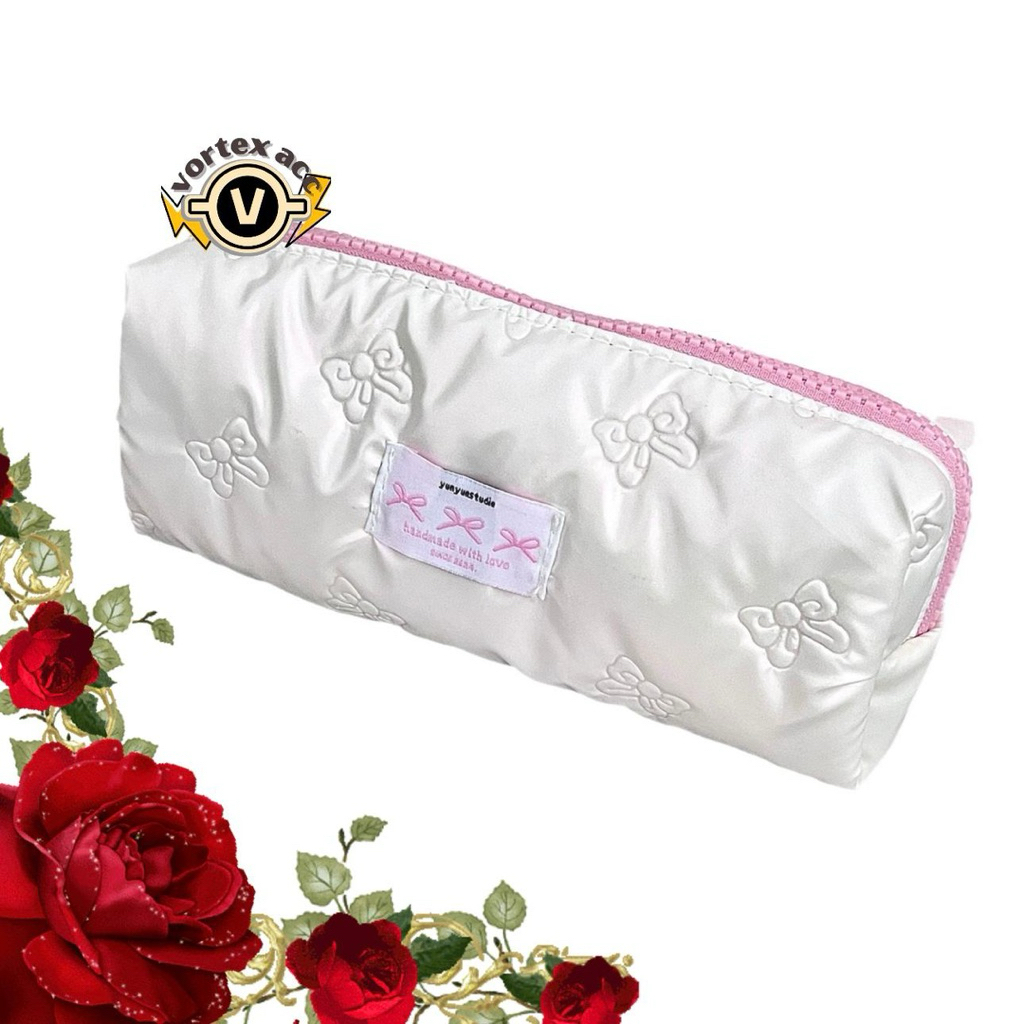 

Pencil Case Korean Tempat Pensil Pita Organizer Multifungsi / serbaguna polos SB-17