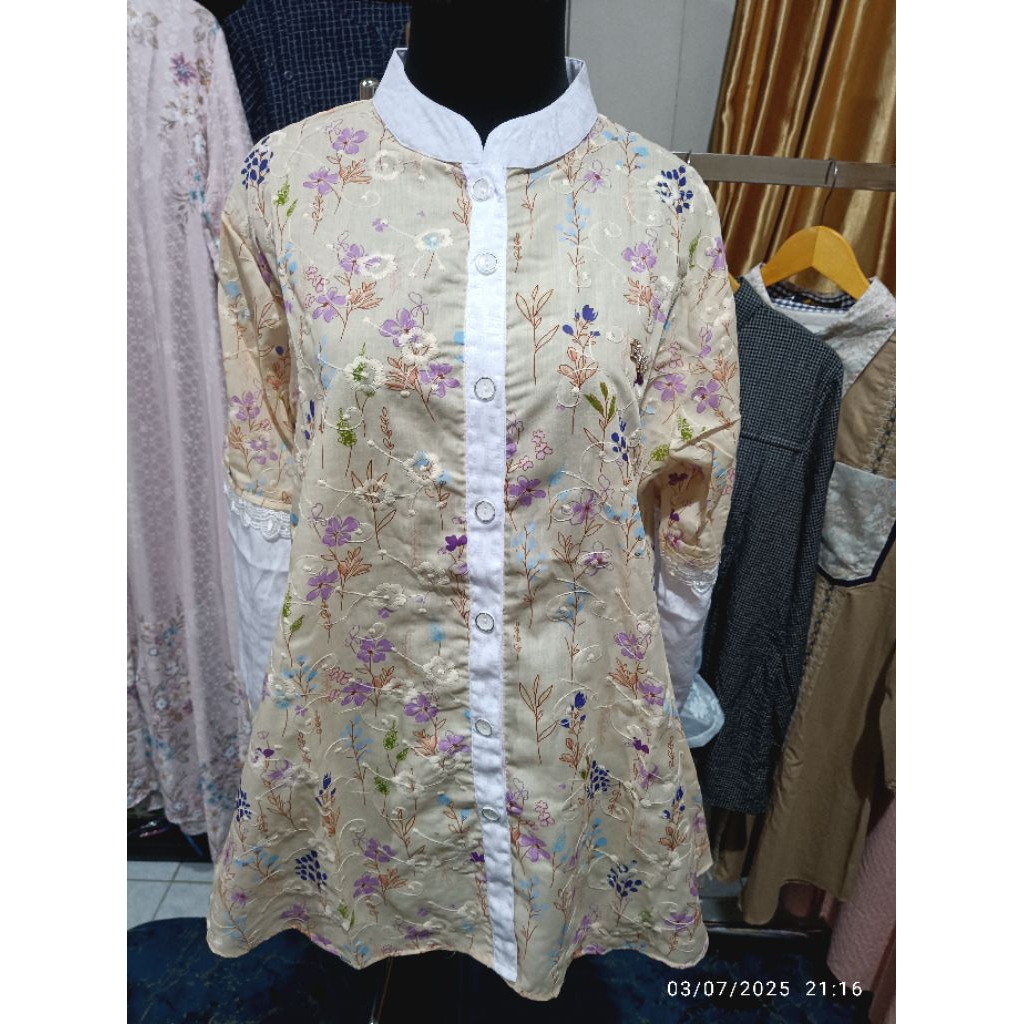 Atasan Katun Bordir by Deviko