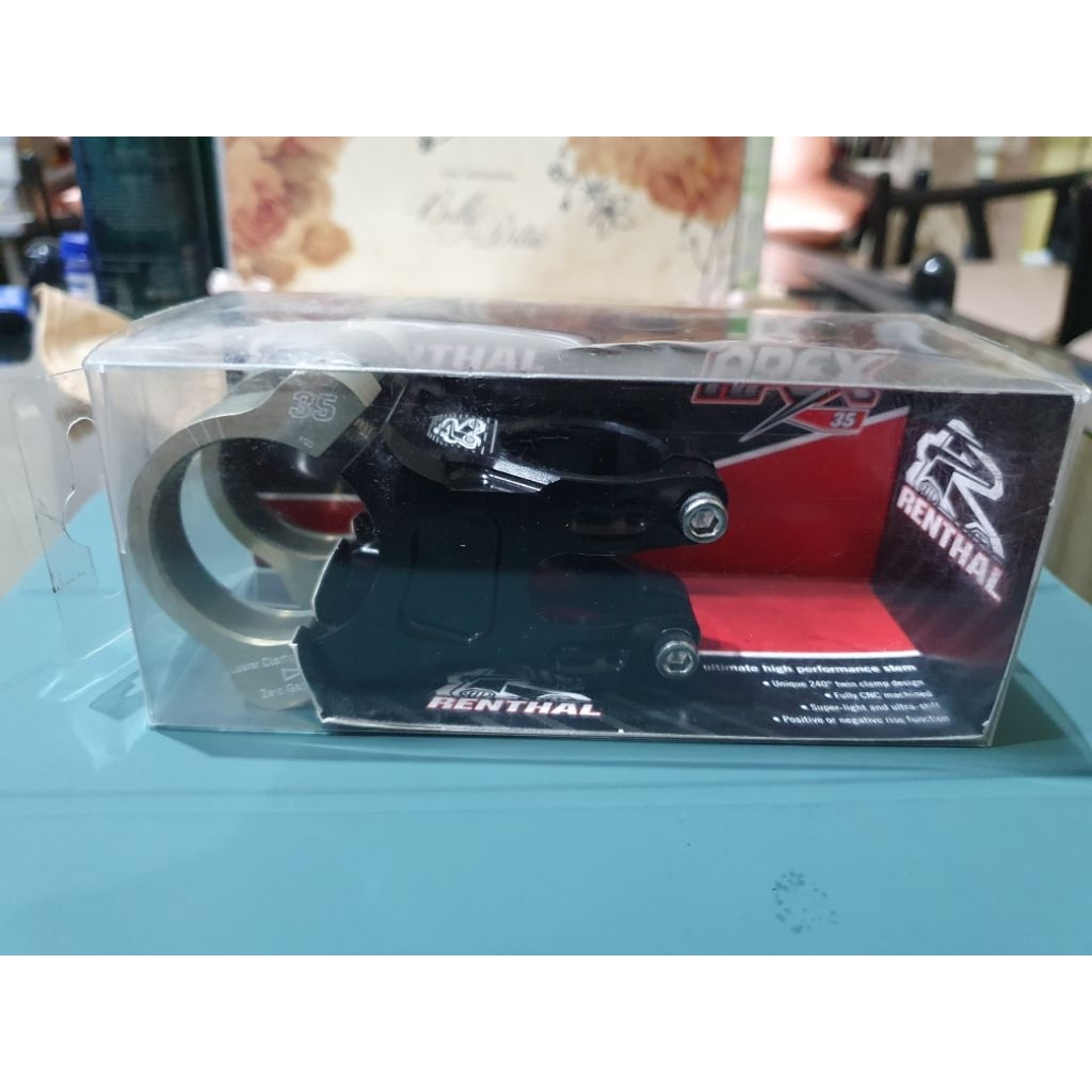 Stem Steer Handlebar Sepeda Mtb Am Dh Renthal Clamp 35 Panjang 50