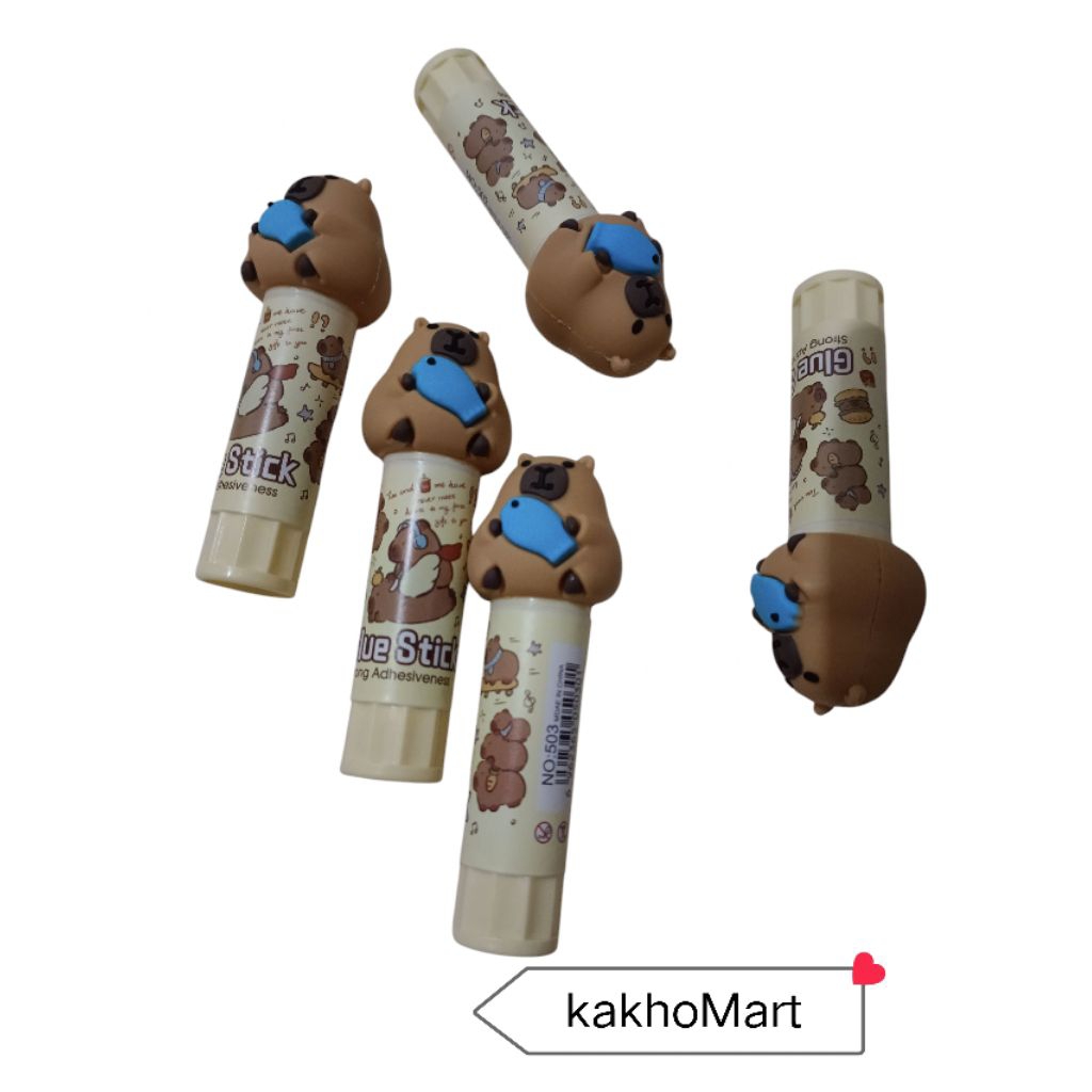 

KakhoMart ( Glue stick/lem kertas karakter capybara)