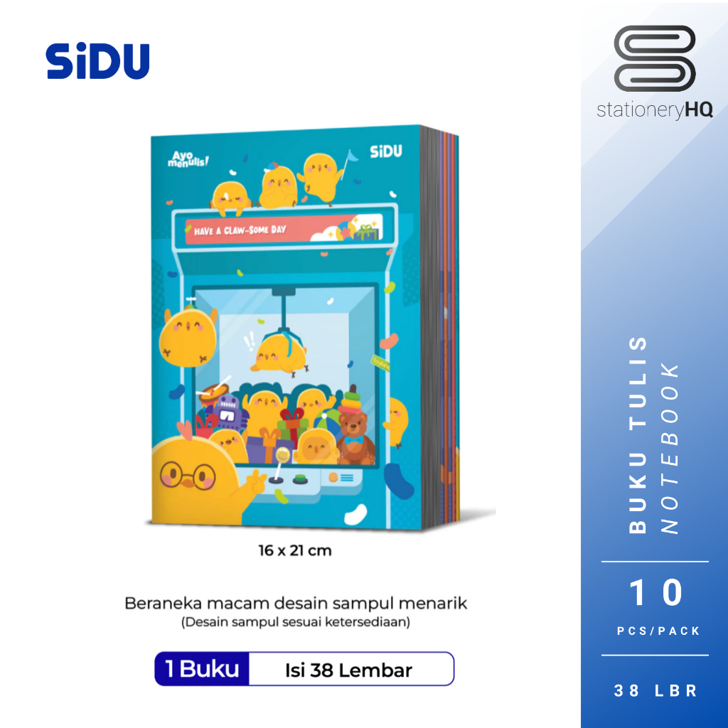 

(10 Pcs) SiDU Sinar Dunia Buku Tulis 38
