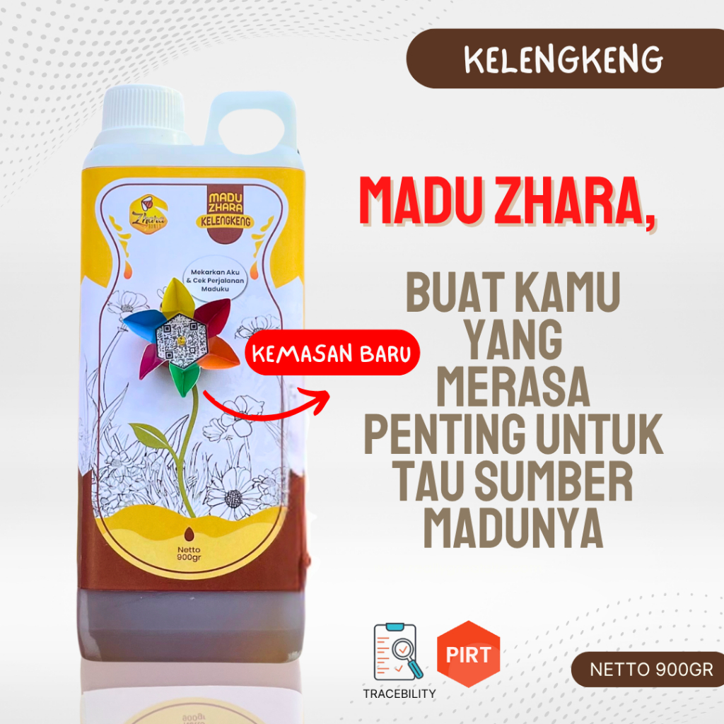 

Madu Kelengkeng 900gr Zhara Honey - Madu Asli Murni Raw Pure Honey