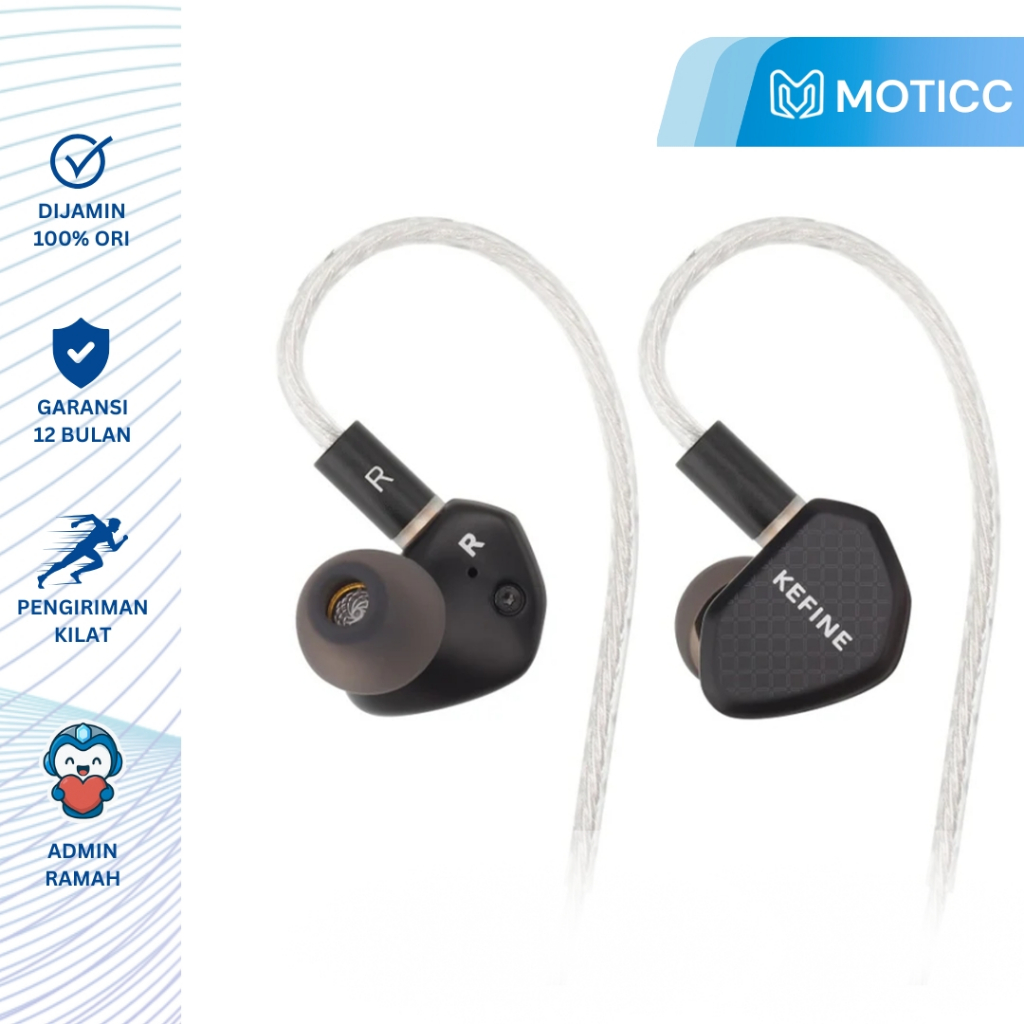 KEFINE Klean 10mm DLC Diaphragm Dynamic Driver In Ear Monitor Earphone IEMs