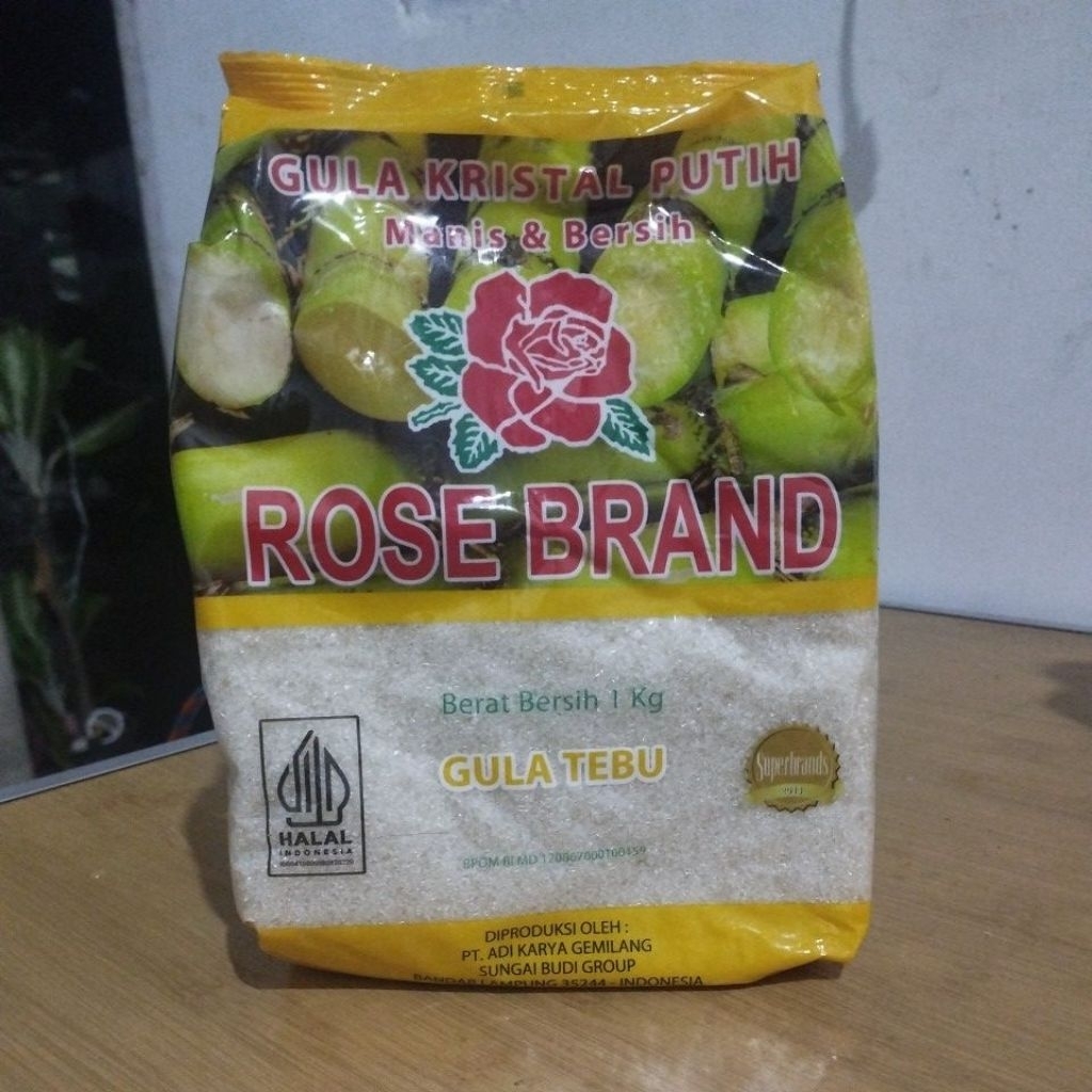 Gula Pasir Rose Brand Kuning 1kg | Rose Brand Gula 1kg