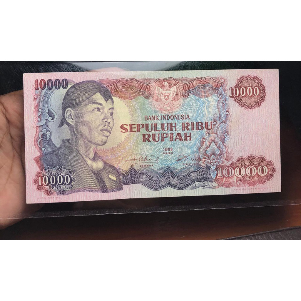Uang Kuno Sudirman 10000 Asli 1968 DB