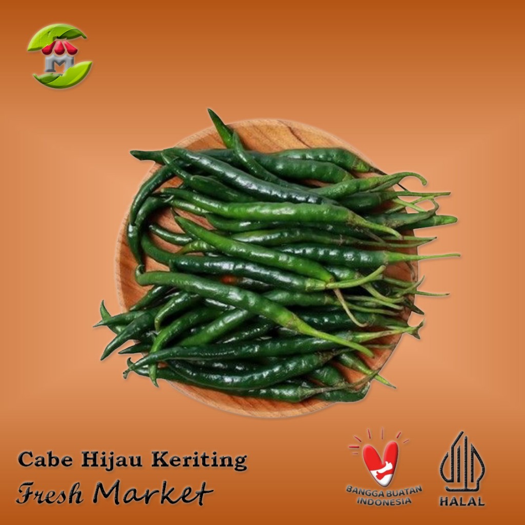 

[Bintaro] Cabe Hijau Keriting Pack 250gr