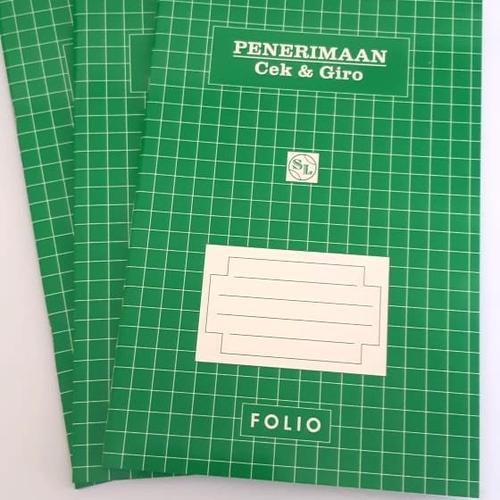 

Buku Penerimaan Cek & Giro Ukuran Folio
