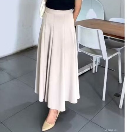 Rok audy skirt// korean loose maxi //rok wanita