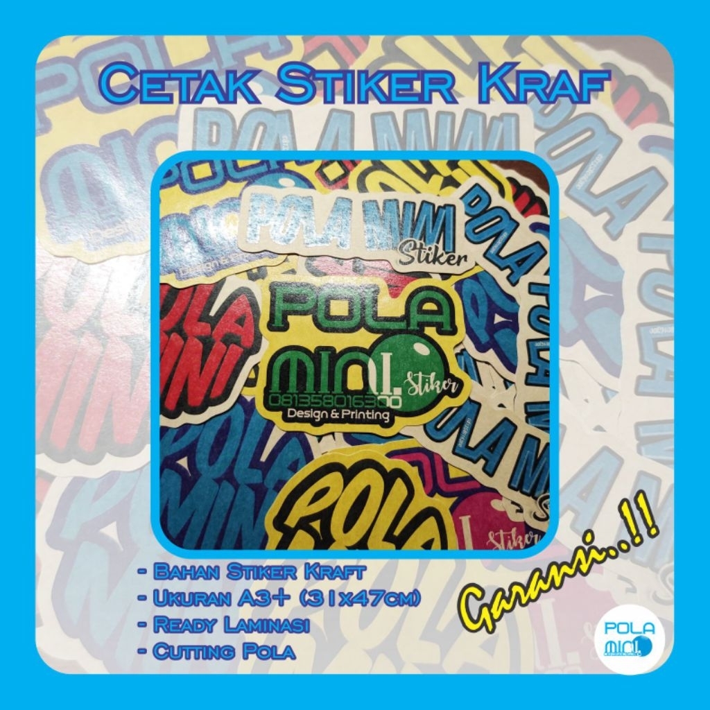 

STIKER KRAFT MURAH CUTTING
