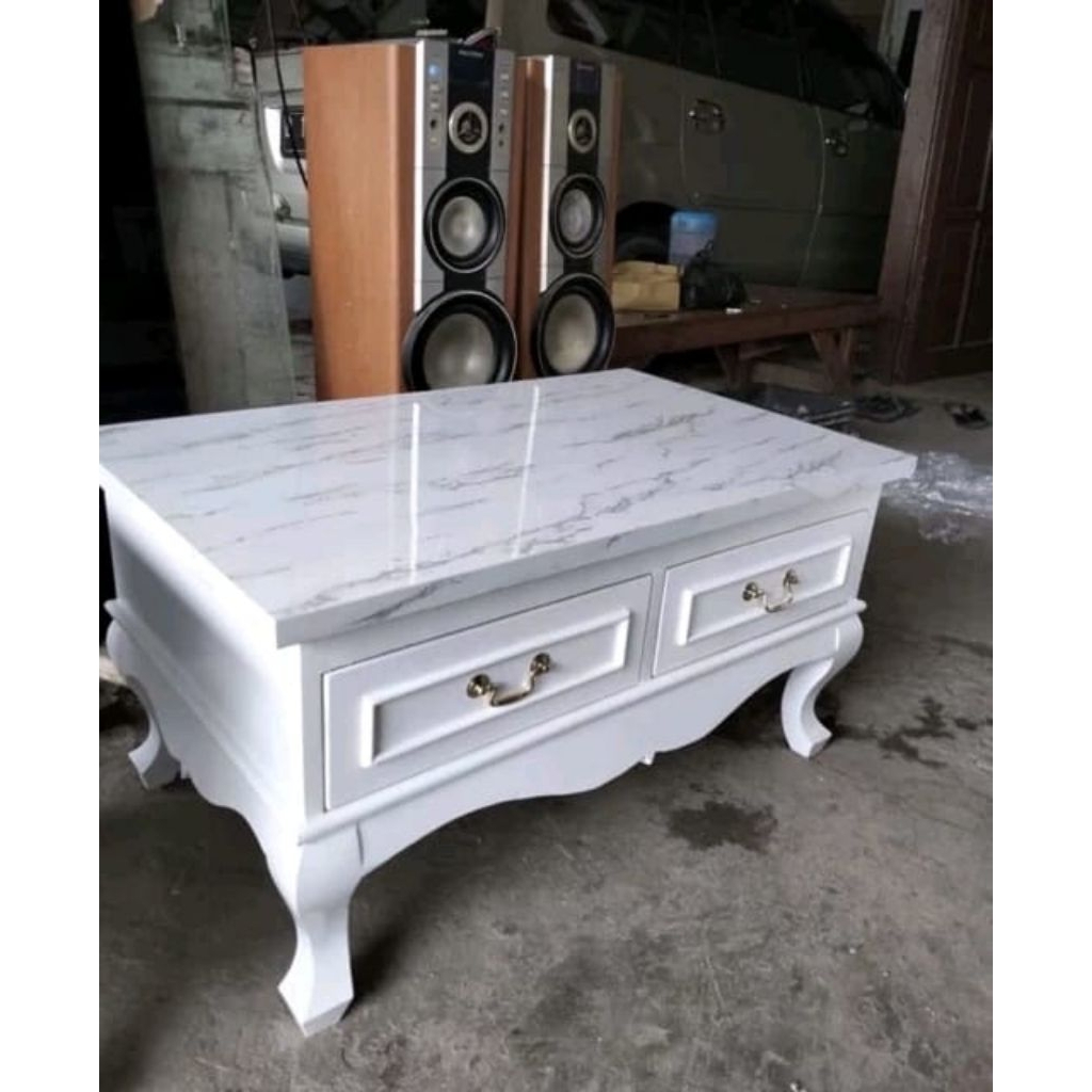 meja tamu klasik meja tamu custom meja tamu hpl marmer