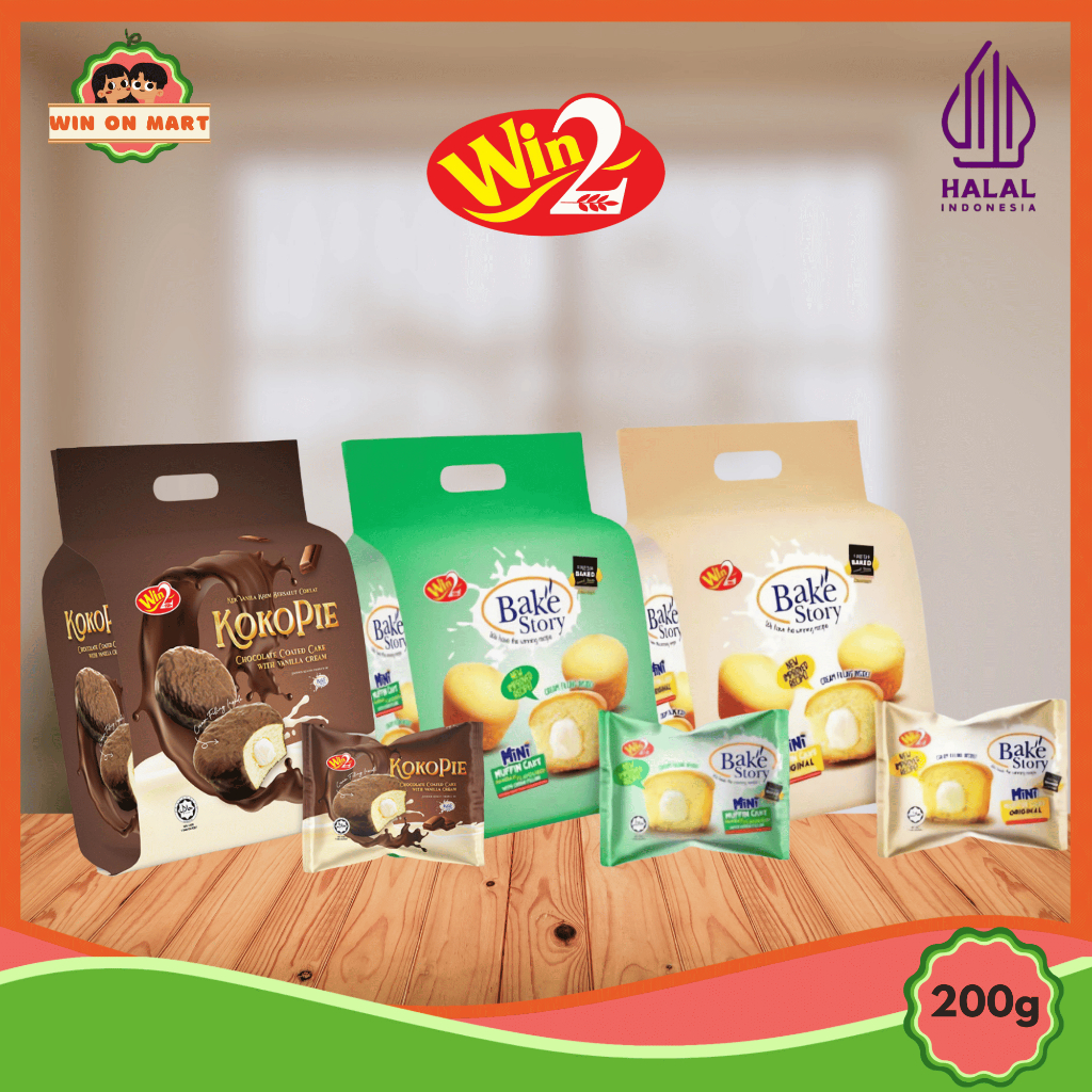 

Win2 Bake Story Mini Muffin Cake / Pie Malaysia Cup Cake Mini 200gr
