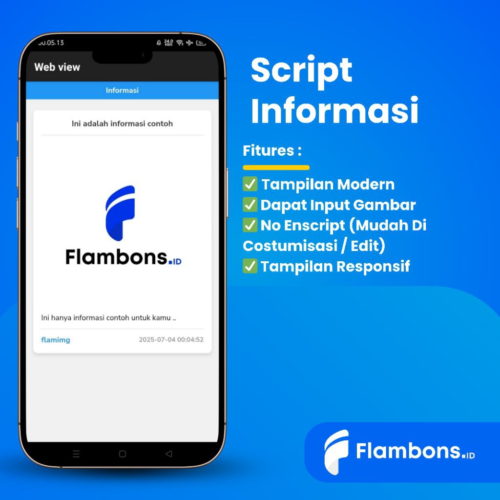 Script HTML Bukaolshop Informasi