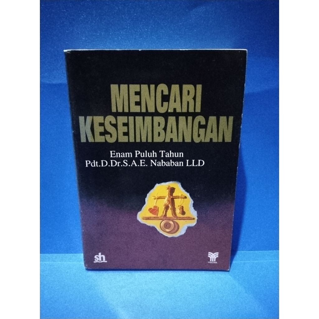 Buku original MENCARI KESEIMBANGAN by Pdt Nababan