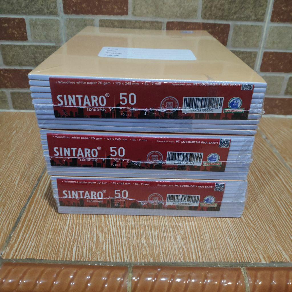 

Buku Tulis Campus Kraft Cover Coklat isi 50 Lembar 10 Buku / Buku Tulis Campus