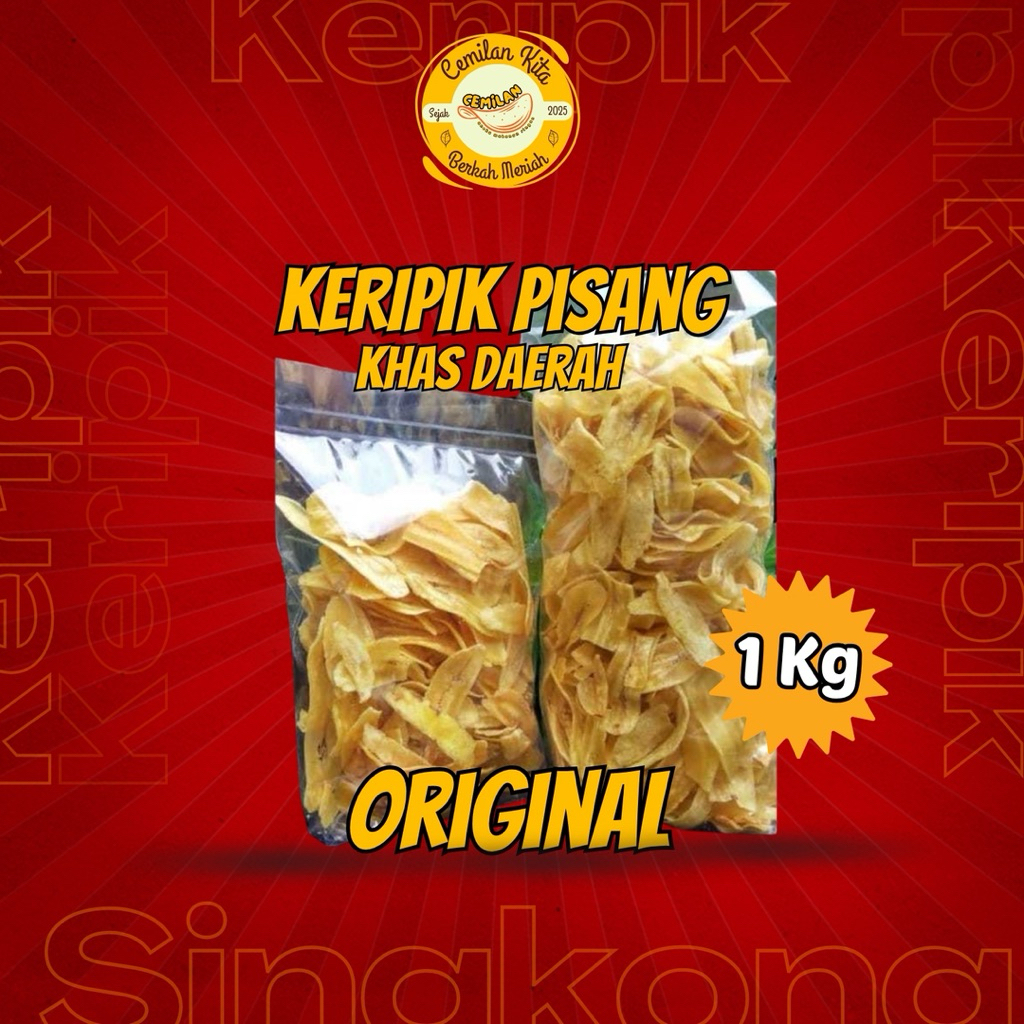 

Kripik Pisang Original 1 Kg